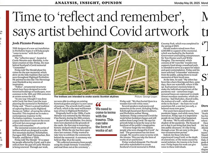 Covid sculpture article &copy; George Logan